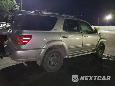 Trzecie zdjęcie samochodu z tyłu: 2003 TOYOTA SEQUOIA LIMITED VIN:5TDZT38A13S169720 - miniatura