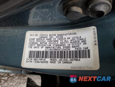 Zdjęcie 12 z 12 samochodu: 1995 TOYOTA COROLLA LE VIN:2T1AE09B2SC124256 - miniatura