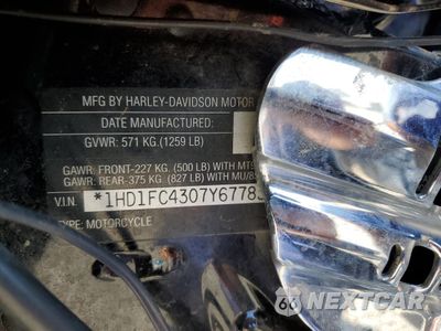 Zdjęcie 9 z 9 samochodu: 2007 HARLEY-DAVIDSON FLHTCUI VIN:1HD1FC4307Y677830 - miniatura