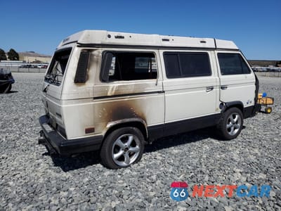 Trzecie zdjęcie samochodu z tyłu: 1990 VOLKSWAGEN VANAGON MULTIVAN VIN:WV2TB0252LH072793 - miniatura
