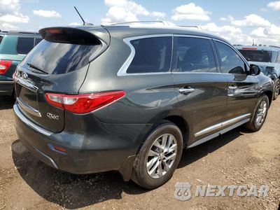 Trzecie zdjęcie samochodu z tyłu: 2014 INFINITI QX60 VIN:5N1AL0MN4EC552748 - miniatura