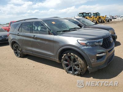 Czwarte zdjęcie samochodu z boku: 2020 FORD EXPLORER ST VIN:1FM5K8GC4LGB29476 - miniatura