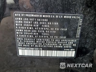 Zdjęcie 15 z 15 samochodu: 2024 VOLKSWAGEN TIGUAN SEL R-LINE BLACK VIN:3VV4B7AX3RM186175 - miniatura