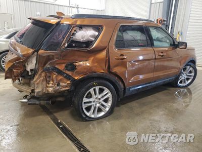 Trzecie zdjęcie samochodu z tyłu: 2017 FORD EXPLORER XLT VIN:1FM5K8D81HGA05401 - miniatura