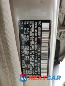 Zdjęcie 12 z 12 samochodu: 1997 MERCEDES-BENZ C 280 VIN:WDBHA28E8VF611344 - miniatura