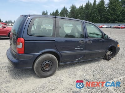 Trzecie zdjęcie samochodu z tyłu: 2002 CHEVROLET VENTURE ECONOMY VIN:1GNDU23E22D166371 - miniatura