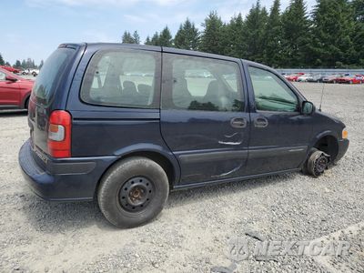 Trzecie zdjęcie samochodu z tyłu: 2002 CHEVROLET VENTURE ECONOMY VIN:1GNDU23E22D166371 - miniatura
