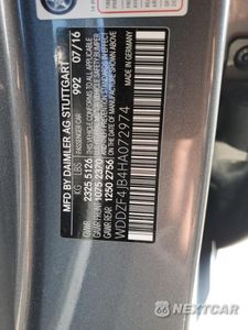 Zdjęcie 12 z 15 samochodu: 2017 MERCEDES-BENZ E 300 VIN:WDDZF4JB4HA072974 - miniatura