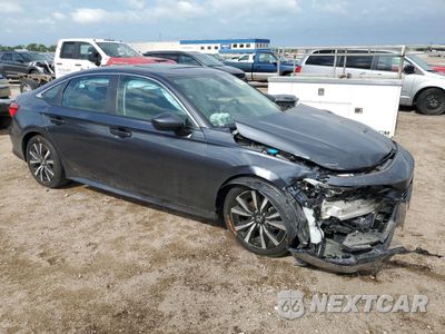 Czwarte zdjęcie samochodu z boku: 2022 HONDA CIVIC EX VIN:2HGFE1F71NH323712 - miniatura