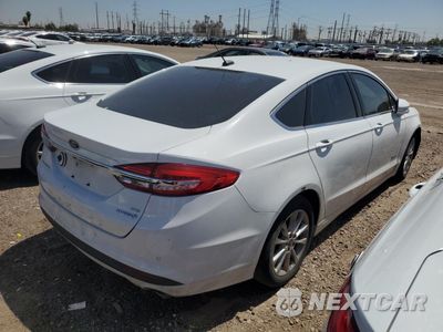 Trzecie zdjęcie samochodu z tyłu: 2017 FORD FUSION SE HYBRID VIN:3FA6P0LU4HR409141 - miniatura