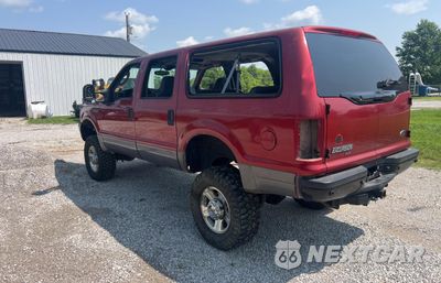 Trzecie zdjęcie samochodu z tyłu: 2003 FORD EXCURSION XLT VIN:1FMSU41P83EC48225 - miniatura
