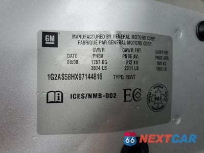 Zdjęcie 12 z 12 samochodu: 2009 PONTIAC G5 SE VIN:1G2AS58HX97144816 - miniatura