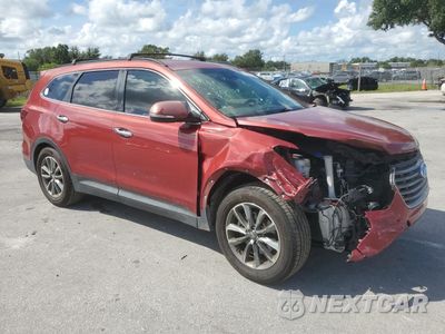 Czwarte zdjęcie samochodu z boku: 2017 HYUNDAI SANTA FE SE VIN:KM8SN4HF3HU189625 - miniatura