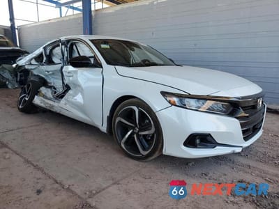 Czwarte zdjęcie samochodu z boku: 2022 HONDA ACCORD SPORT VIN:1HGCV1F33NA104975 - miniatura