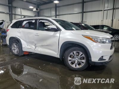 Czwarte zdjęcie samochodu z boku: 2015 TOYOTA HIGHLANDER XLE VIN:5TDJKRFHXFS187317 - miniatura