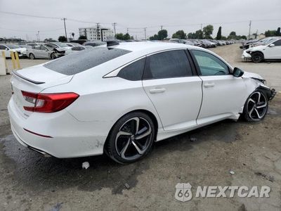 Trzecie zdjęcie samochodu z tyłu: 2022 HONDA ACCORD SPORT VIN:1HGCV1F38NA012731 - miniatura