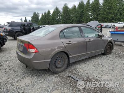 Trzecie zdjęcie samochodu z tyłu: 2010 HONDA CIVIC LX VIN:19XFA1F55AE025260 - miniatura