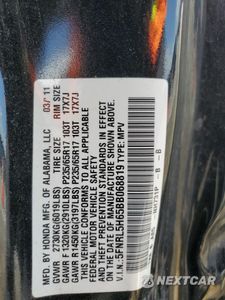 Zdjęcie 13 z 15 samochodu: 2011 HONDA ODYSSEY EXL VIN:5FNRL5H65BB068819 - miniatura