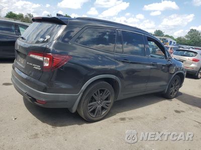 Trzecie zdjęcie samochodu z tyłu: 2020 HONDA PILOT BLACK VIN:5FNYF6H74LB060116 - miniatura