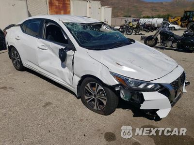 Czwarte zdjęcie samochodu z boku: 2022 NISSAN SENTRA SV VIN:3N1AB8CV6NY261816 - miniatura