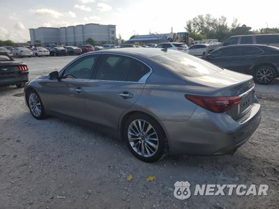 Drugie zdjęcie samochodu z przodu: 2018 INFINITI Q50 LUXE VIN:JN1EV7AP6JM590116 - miniatura