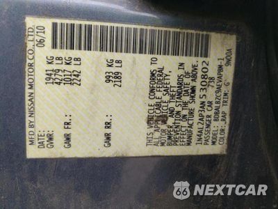Zdjęcie 13 z 13 samochodu: 2010 NISSAN ALTIMA 2.5 VIN:1N4AL2AP3AN530802 - miniatura
