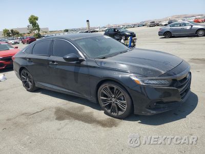 Czwarte zdjęcie samochodu z boku: 2022 HONDA ACCORD SPORT VIN:1HGCV1F33NA048617 - miniatura