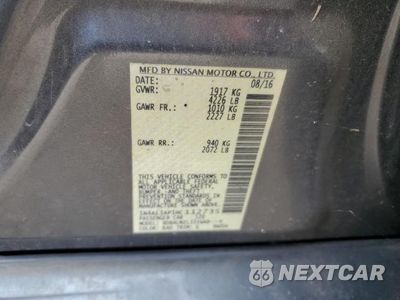 Zdjęcie 12 z 12 samochodu: 2017 NISSAN ALTIMA 2.5 VIN:1N4AL3AP1HC112735 - miniatura