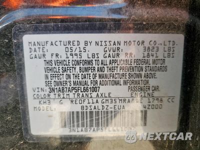 Zdjęcie 12 z 12 samochodu: 2015 NISSAN SENTRA S VIN:3N1AB7AP5FL661007 - miniatura