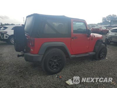 Trzecie zdjęcie samochodu z tyłu: 2015 JEEP WRANGLER SPORT VIN:1C4AJWAGXFL767538 - miniatura
