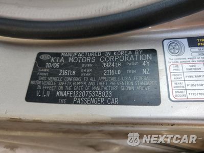 Zdjęcie 13 z 13 samochodu: 2007 KIA SPECTRA EX VIN:KNAFE122075378023 - miniatura