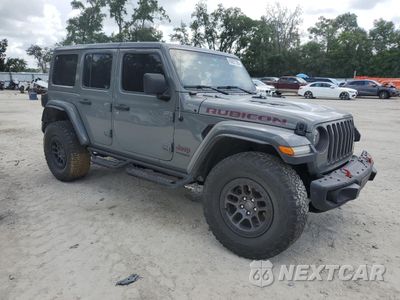 Czwarte zdjęcie samochodu z boku: 2021 JEEP WRANGLER UNLIMITED RUBICON VIN:1C4JJXFG3MW790301 - miniatura