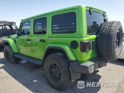 Drugie zdjęcie samochodu z przodu: 2018 JEEP WRANGLER UNLIMITED SAHARA VIN:1C4HJXEG3JW304288 - miniatura