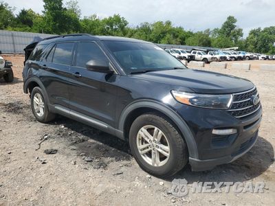 Czwarte zdjęcie samochodu z boku: 2020 FORD EXPLORER XLT VIN:1FMSK8DH5LGC58099 - miniatura