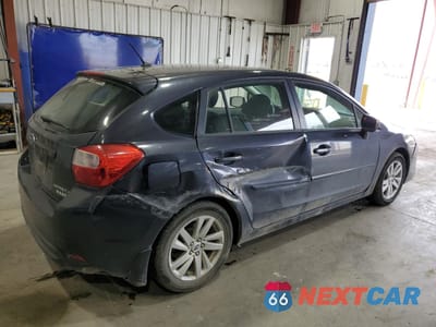 Trzecie zdjęcie samochodu z tyłu: 2015 SUBARU IMPREZA PREMIUM VIN:JF1GPAC64F8283826 - miniatura