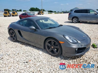 Czwarte zdjęcie samochodu z boku: 2015 PORSCHE CAYMAN VIN:WP0AA2A81FK160550 - miniatura