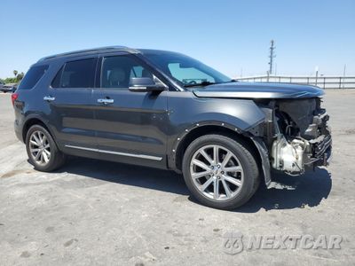 Czwarte zdjęcie samochodu z boku: 2017 FORD EXPLORER LIMITED VIN:1FM5K7F85HGB92553 - miniatura