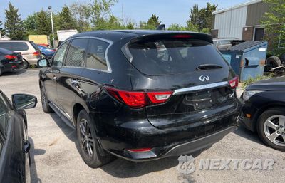 Trzecie zdjęcie samochodu z tyłu: 2018 INFINITI QX60 VIN:5N1DL0MMXJC515539 - miniatura