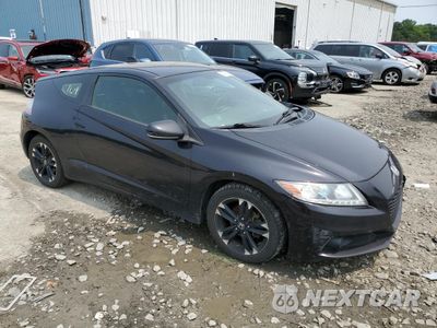 Czwarte zdjęcie samochodu z boku: 2015 HONDA CR-Z EX VIN:JHMZF1C6XFS001437 - miniatura