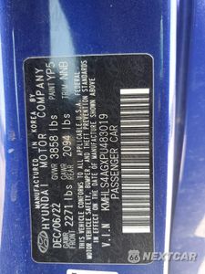 Zdjęcie 13 z 14 samochodu: 2023 HYUNDAI ELANTRA SEL VIN:KMHLS4AGXPU483019 - miniatura