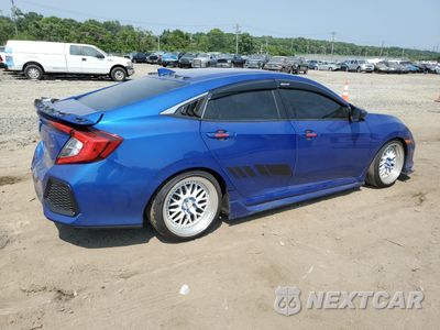 Trzecie zdjęcie samochodu z tyłu: 2019 HONDA CIVIC SI VIN:2HGFC1E50KH707918 - miniatura