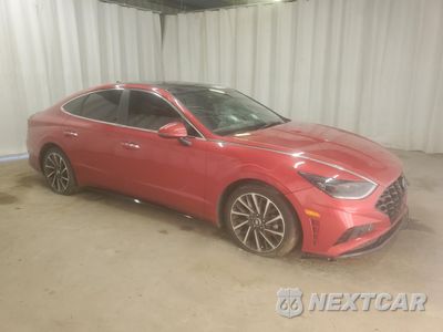 Czwarte zdjęcie samochodu z boku: 2020 HYUNDAI SONATA LIMITED VIN:5NPEH4J21LH024675 - miniatura