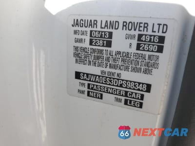 Zdjęcie 12 z 12 samochodu: 2013 JAGUAR XF VIN:SAJWA0ES3DPS98348 - miniatura