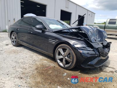 Czwarte zdjęcie samochodu z boku: 2025 GENESIS G80 SPORT PRESTIGE VIN:KMTGG4SD6SU265374 - miniatura