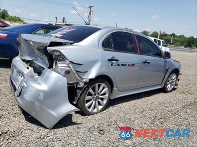 Trzecie zdjęcie samochodu z tyłu: 2008 MITSUBISHI LANCER GTS VIN:JA3AU86U78U044839 - miniatura