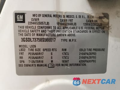 Zdjęcie 12 z 14 samochodu: 2008 SATURN VUE XR VIN:3GSDL73758S560017 - miniatura