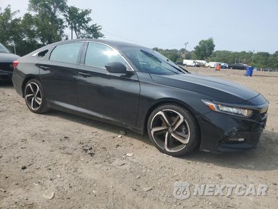Czwarte zdjęcie samochodu z boku: 2020 HONDA ACCORD SPORT VIN:1HGCV1F33LA123152 - miniatura