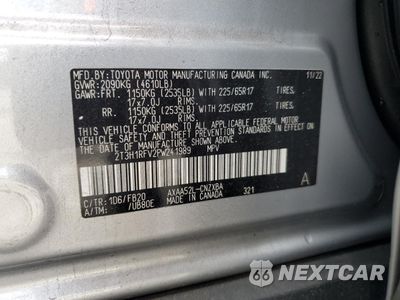 Zdjęcie 13 z 15 samochodu: 2023 TOYOTA RAV4 LE VIN:2T3H1RFV2PW241989 - miniatura