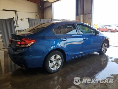 Trzecie zdjęcie samochodu z tyłu: 2014 HONDA CIVIC LX VIN:2HGFB2F5XEH505695 - miniatura