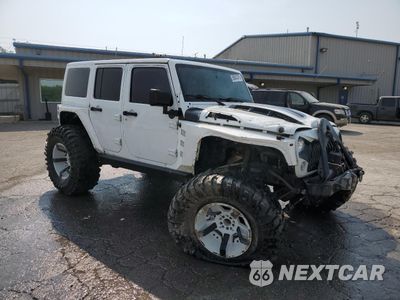 Czwarte zdjęcie samochodu z boku: 2014 JEEP WRANGLER UNLIMITED SPORT VIN:1C4BJWDG2EL311662 - miniatura